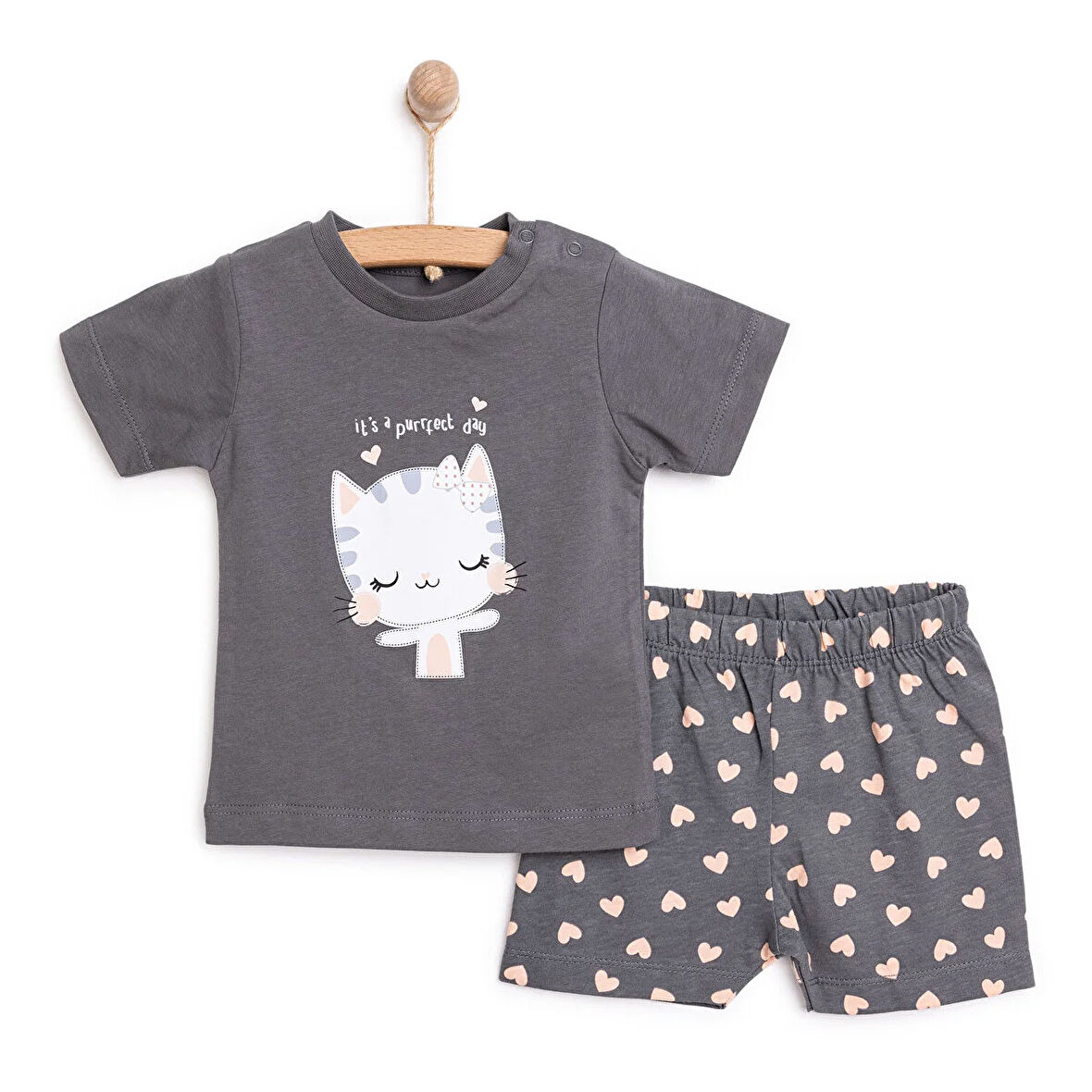 HelloBaby Kısa Kol Pijama Takımı