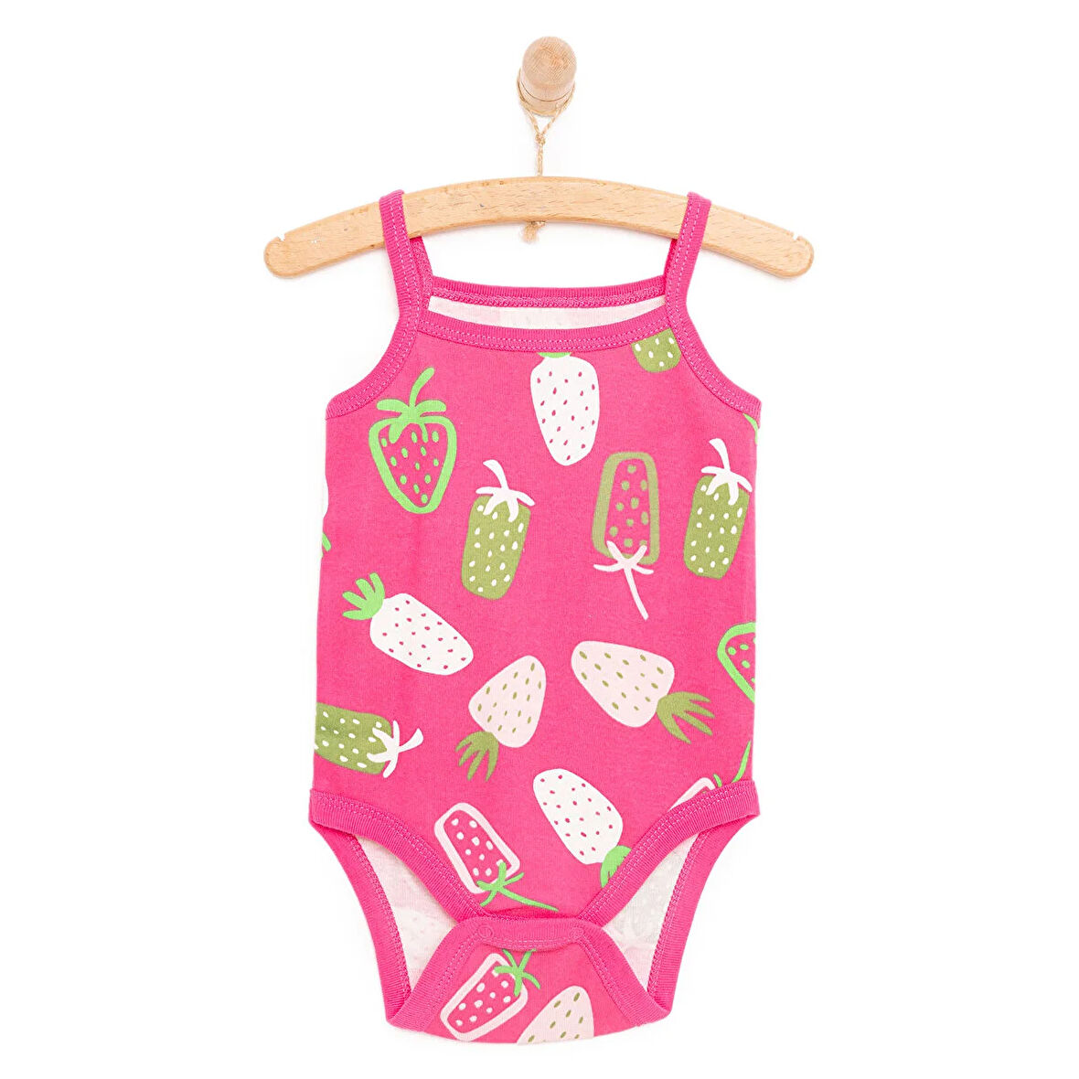 HelloBaby Çilek İp Askılı Body