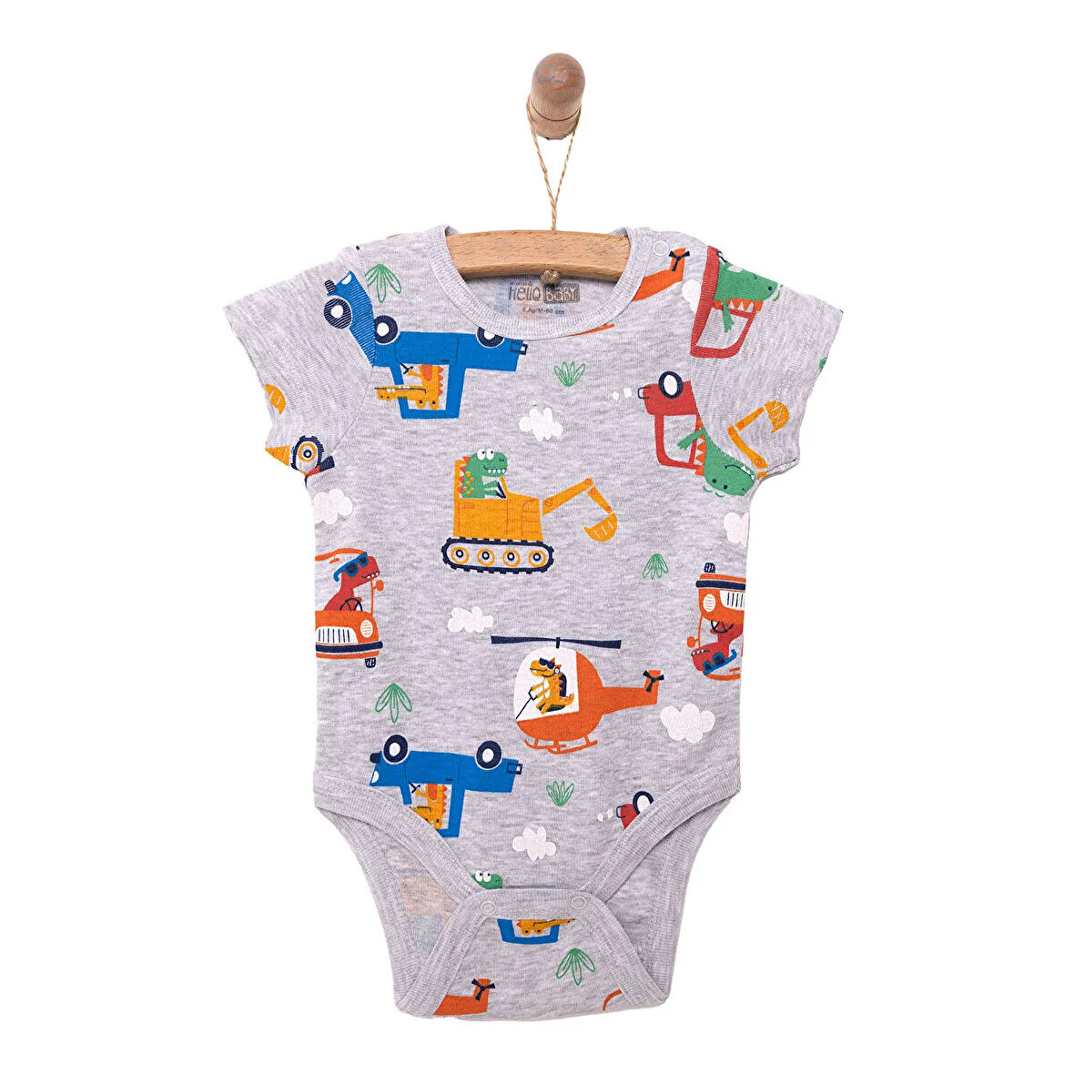 HelloBaby Erkek Kısa Kol Body Erkek Bebek
