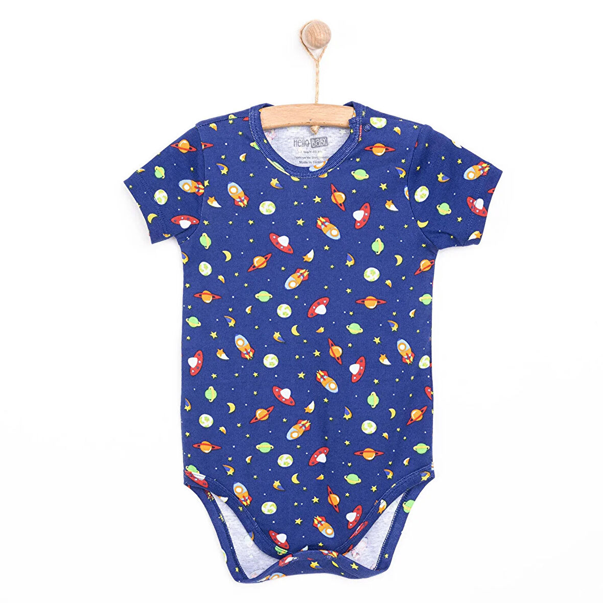 HelloBaby Erkek Kısa Kol Body Erkek Bebek