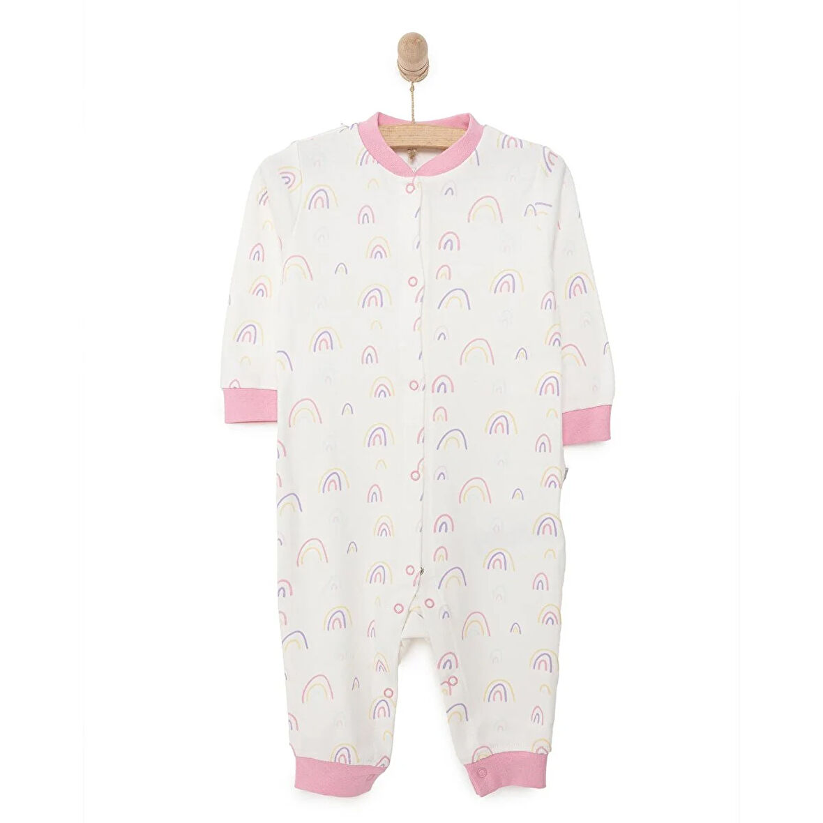 HelloBaby Yenidoğan Kız Patiksiz Tulum Kız Bebek