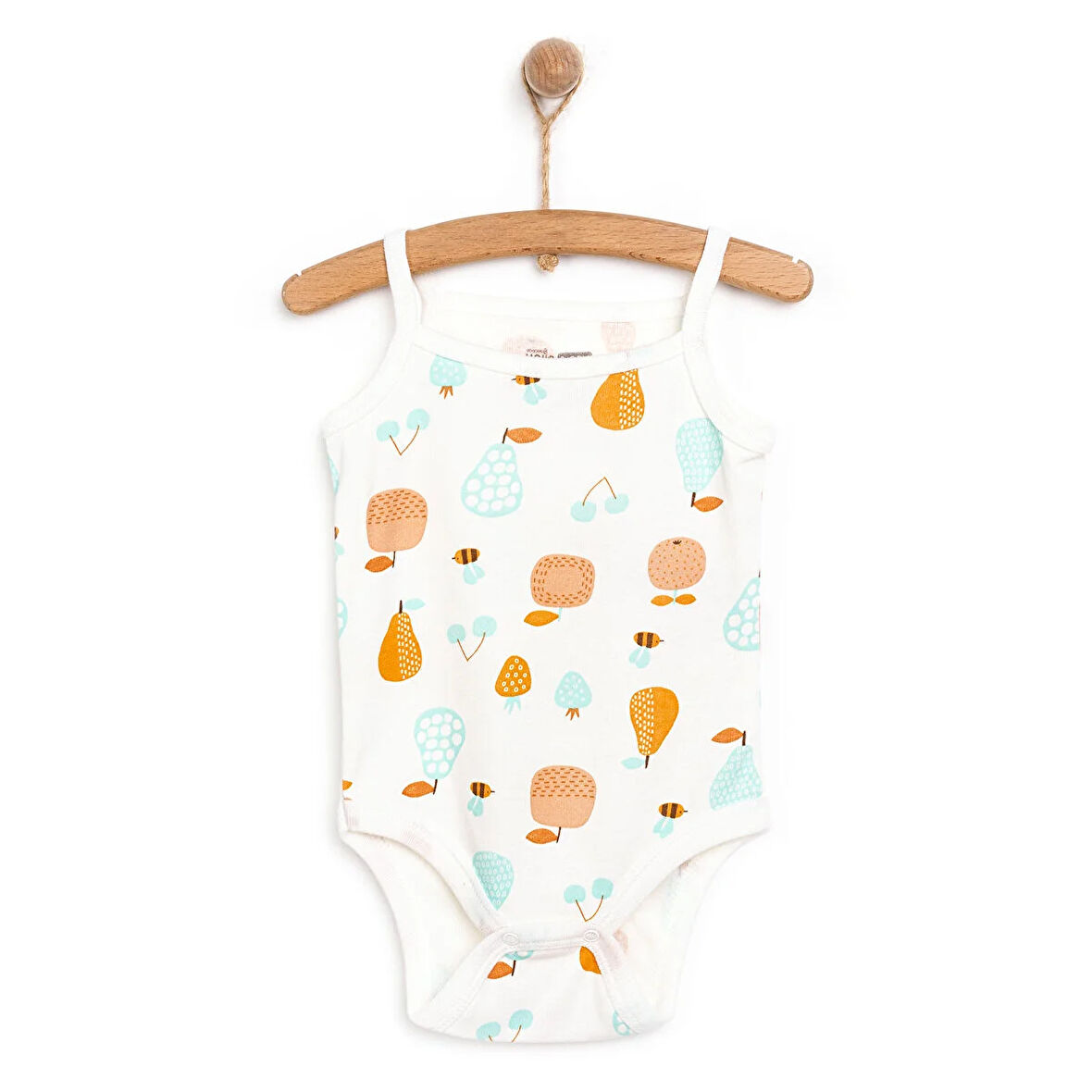 HelloBaby Kız İp Askılı Body Kız Bebek
