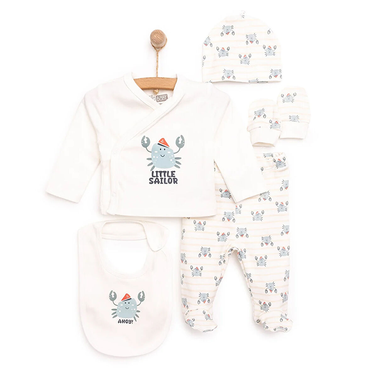 HelloBaby Erkek 5li Askı Hastane Çıkışı Erkek Bebek