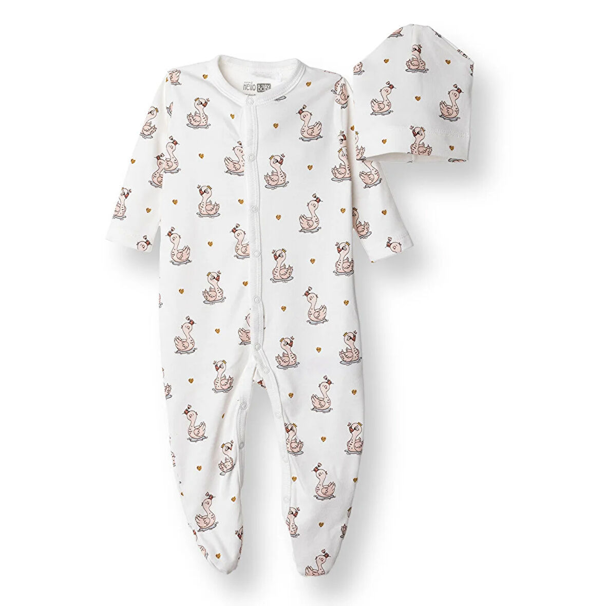 HelloBaby Yenidoğan Tulum-Şapka