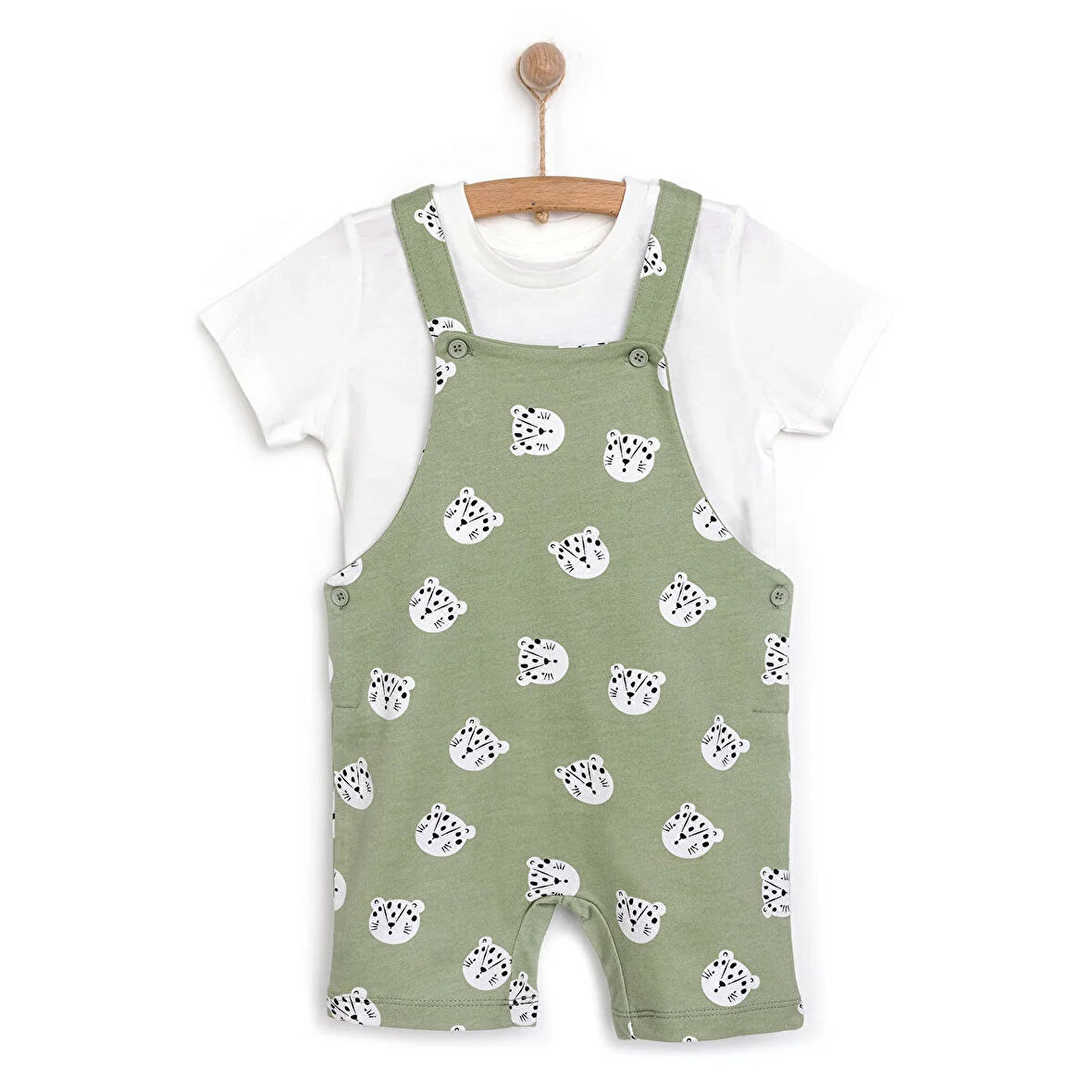 HelloBaby Basic Şort Salopet-Tshirt