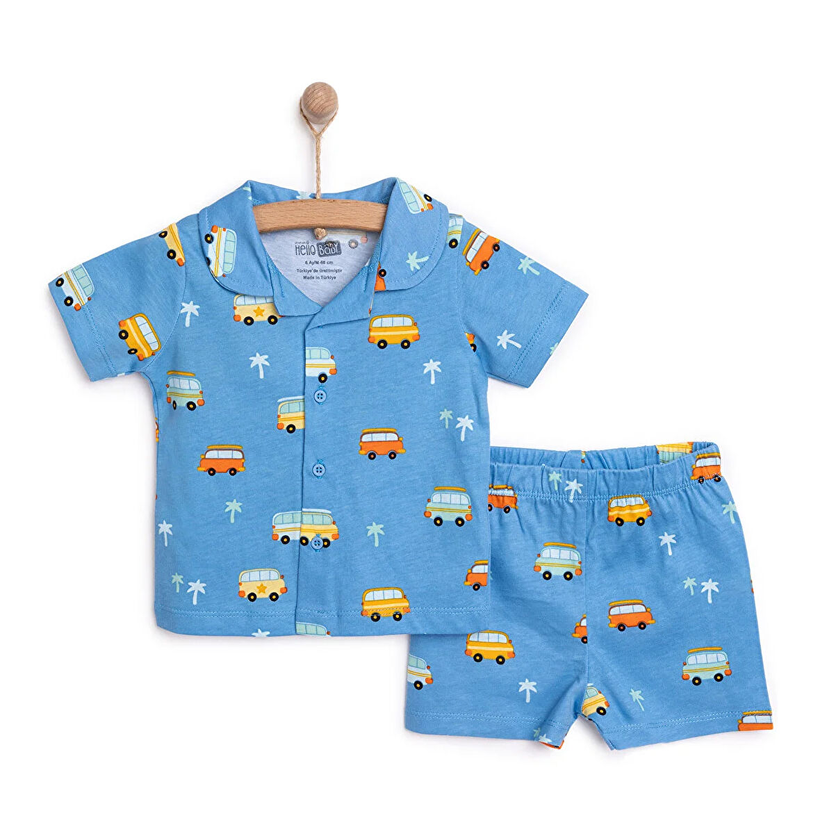 HelloBaby Kısa Kol Pijama Takımı