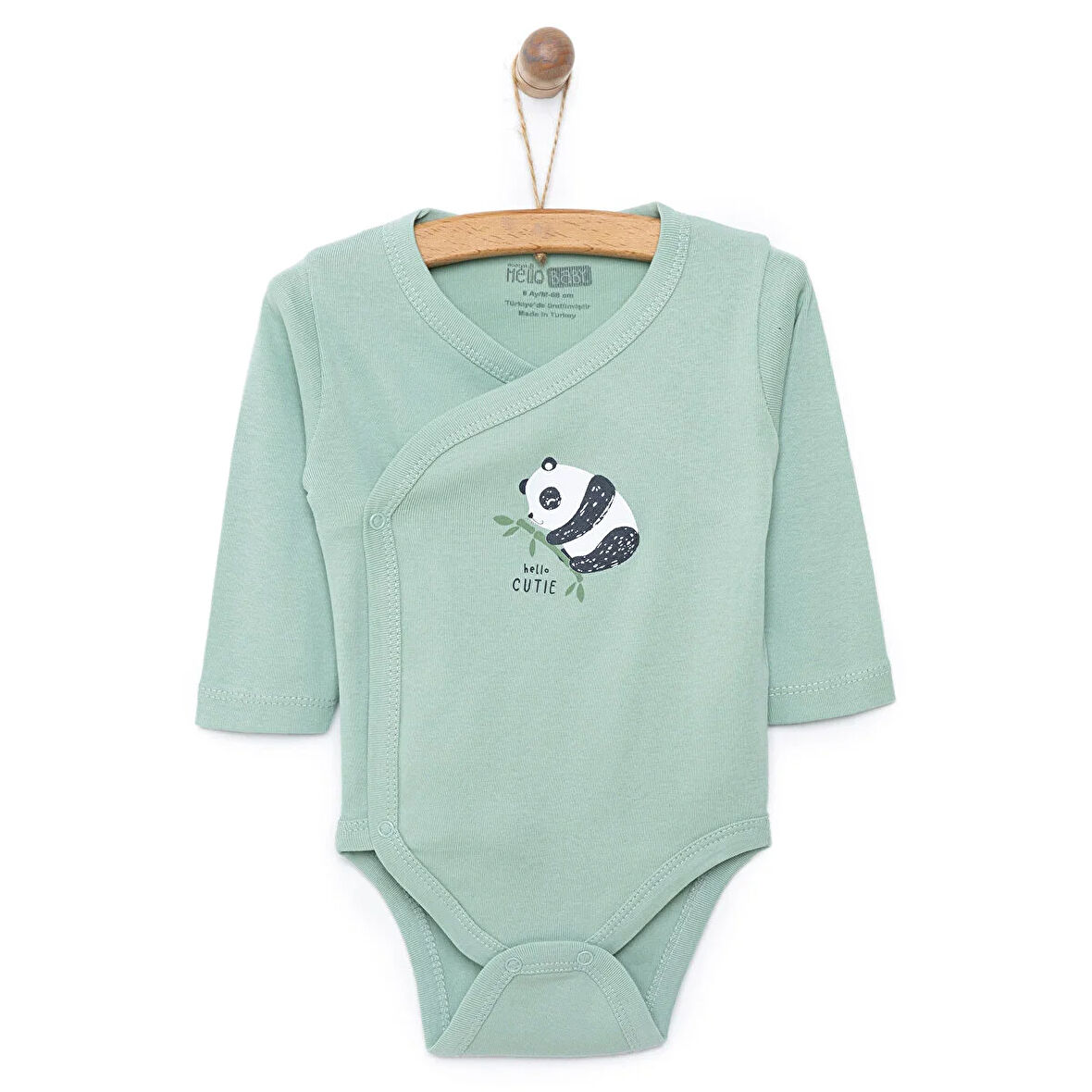 HelloBaby Uzun Kol Zıbın Body Erkek Bebek