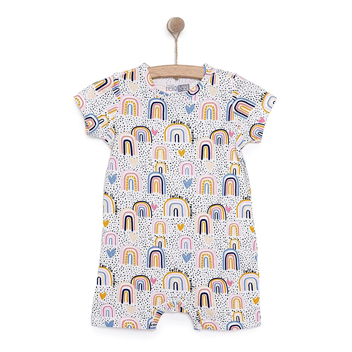 HelloBaby Kız Kısa Tulum Kız Bebek