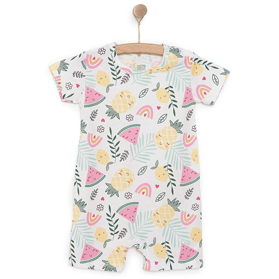 HelloBaby Kız Kısa Tulum Kız Bebek