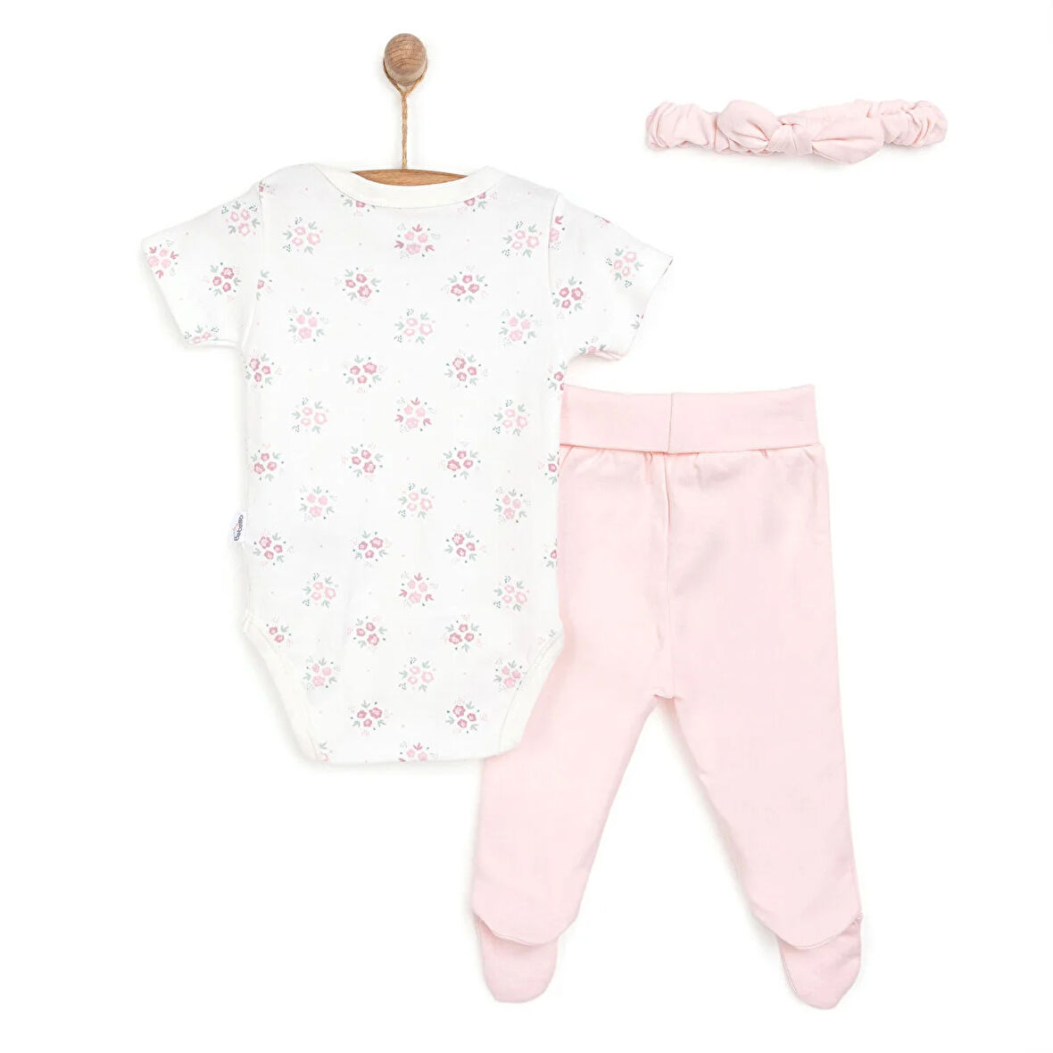 Bebetto Flowers Kız Bandana-Body-Alt Kız Bebek
