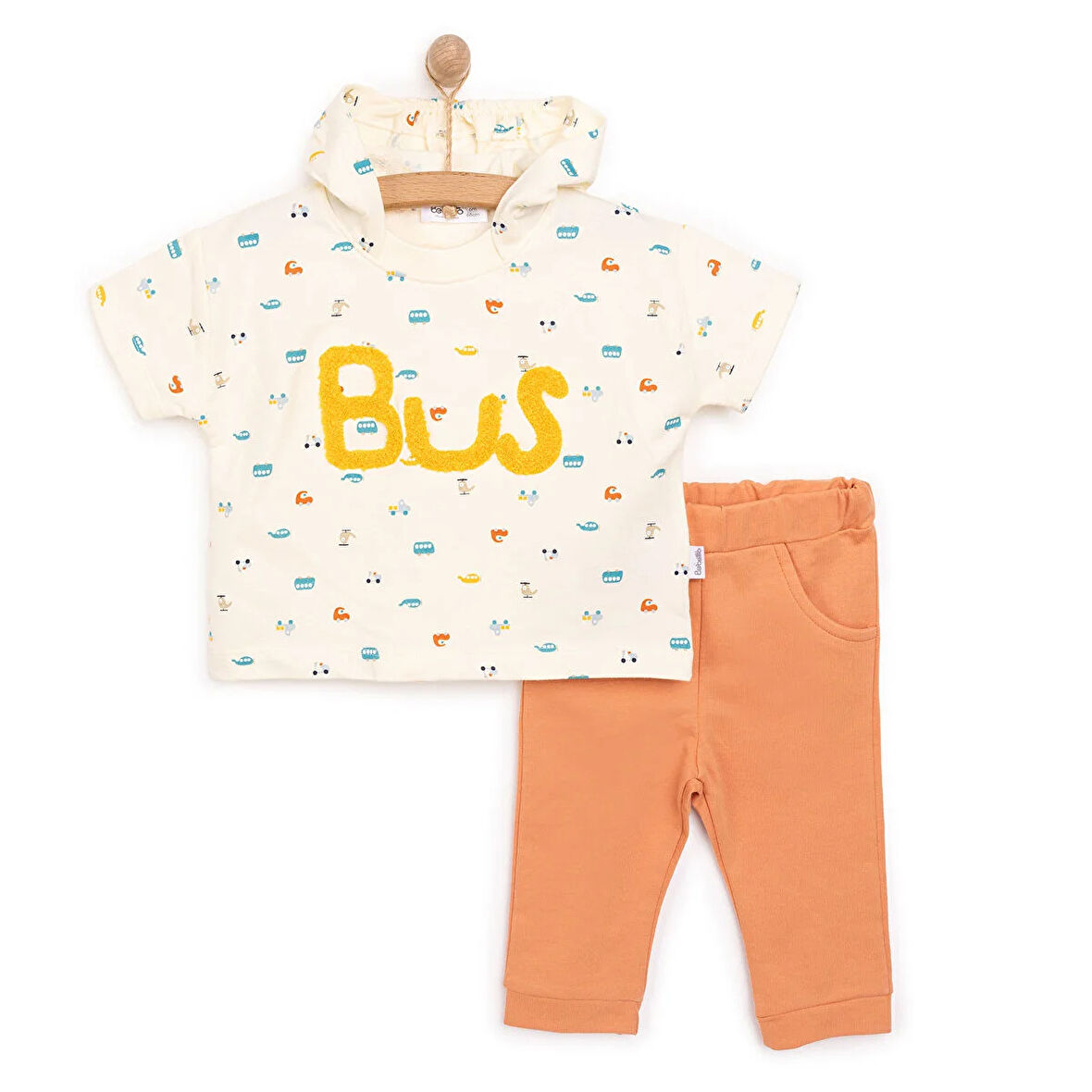 Bebetto Yenidoğan Sürprise Travel Erkek Tshirt-Patiksiz Alt Erkek Bebek