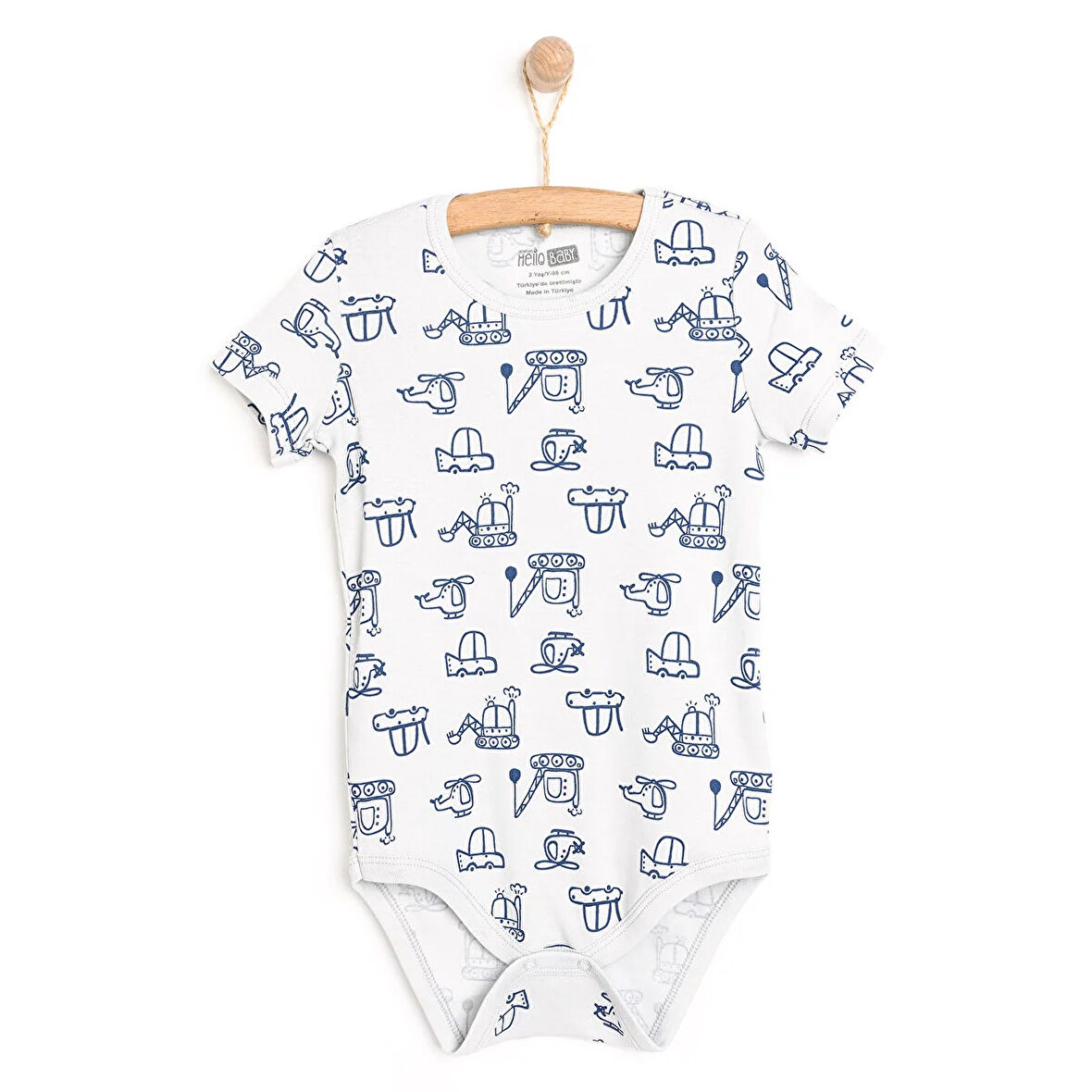 HelloBaby Erkek Kısa Kol Body Erkek Bebek