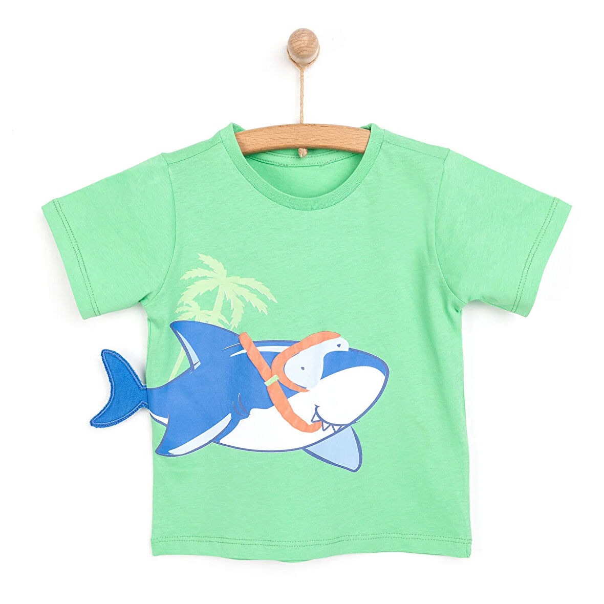 HelloBaby Baby Shark Erkek Tshirt Erkek Bebek