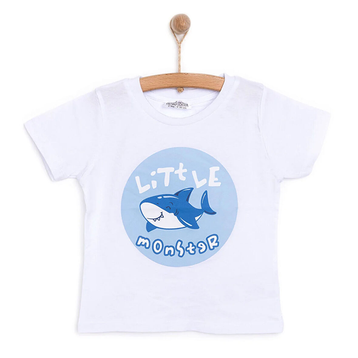 HelloBaby Baby Shark Erkek Tshirt Erkek Bebek
