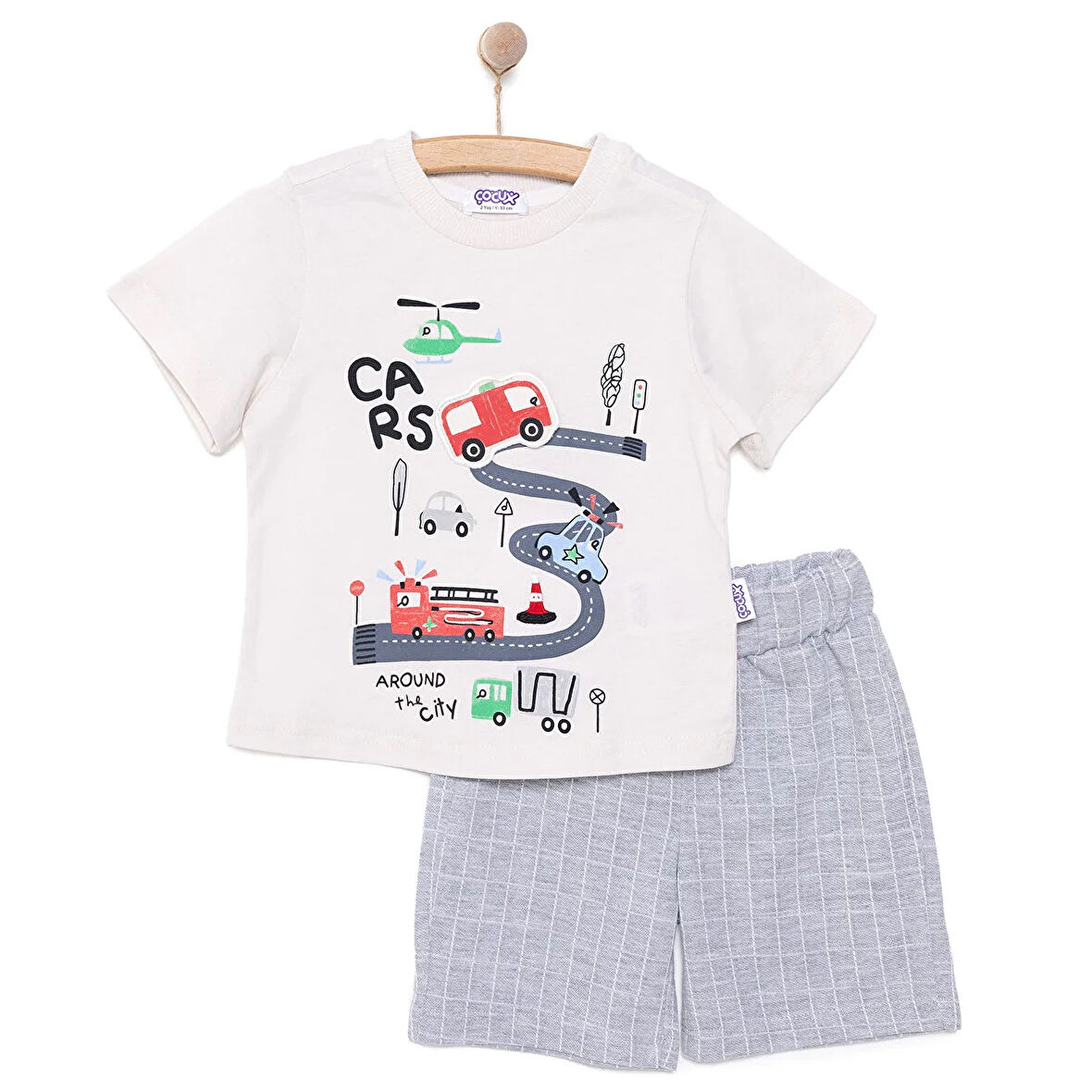 Midimod Fun World 3D Erkek Tshirt-Şort Erkek Bebek