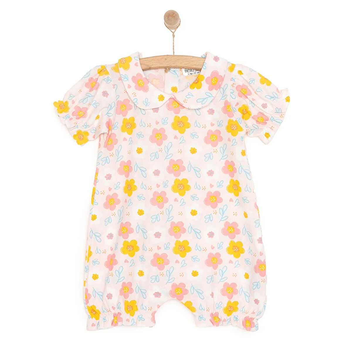 HelloBaby Daisy Kız Kısa Tulum Kız Bebek