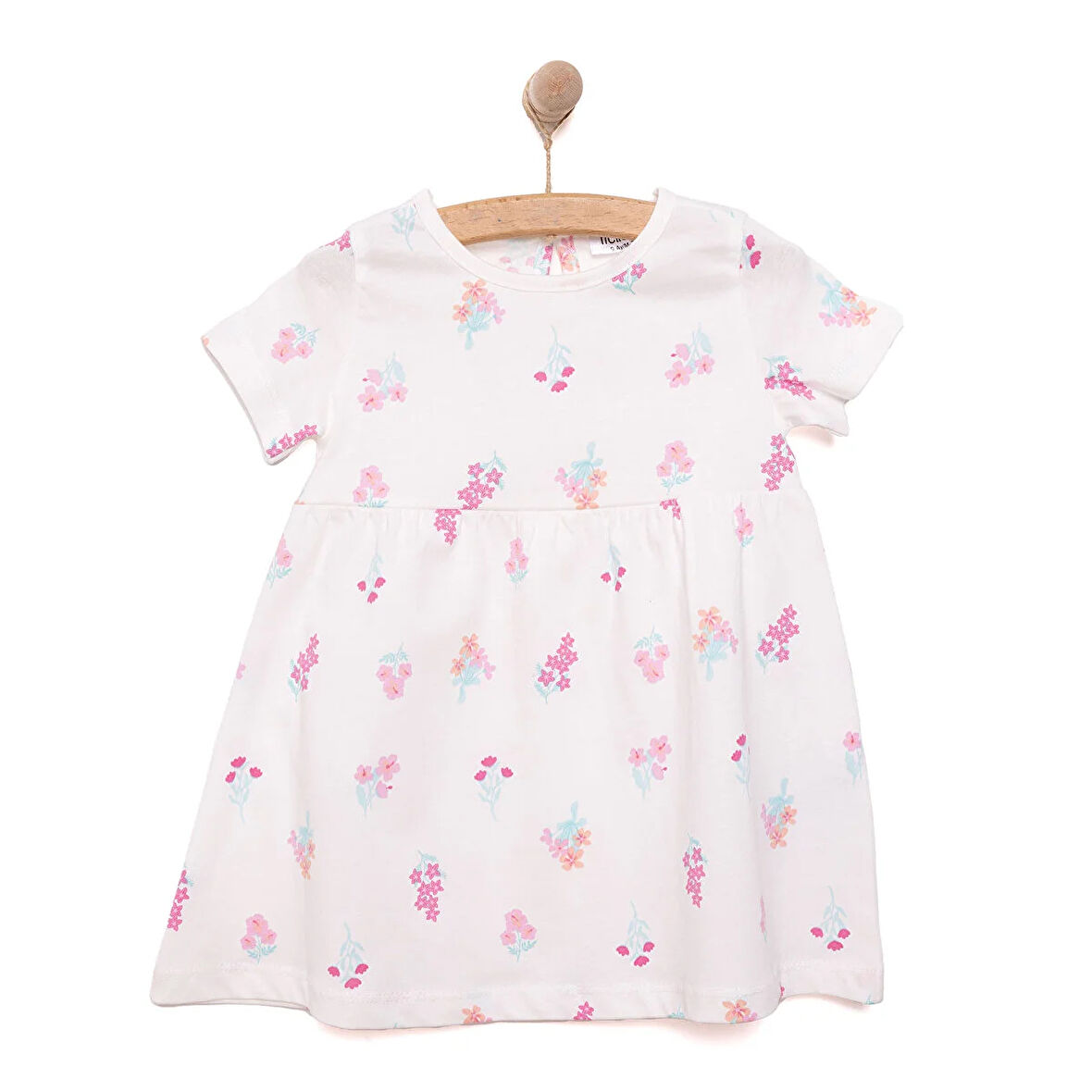 HelloBaby Basic Kız Çiçek Desenli Elbise Kız Bebek