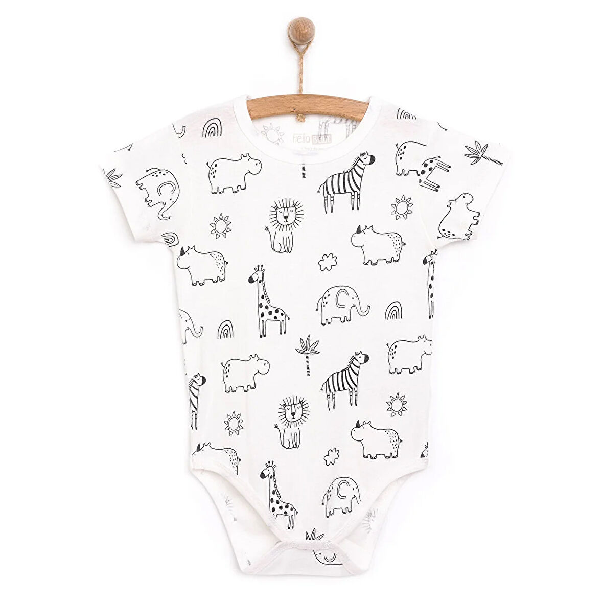 HelloBaby Erkek Kısa Kol Body Erkek Bebek