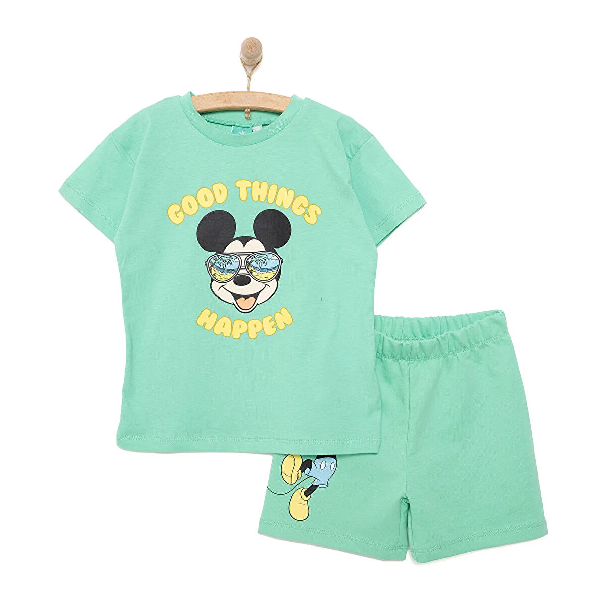 Disney Mickey Mouse Erkek Tshirt-Şort Erkek Bebek