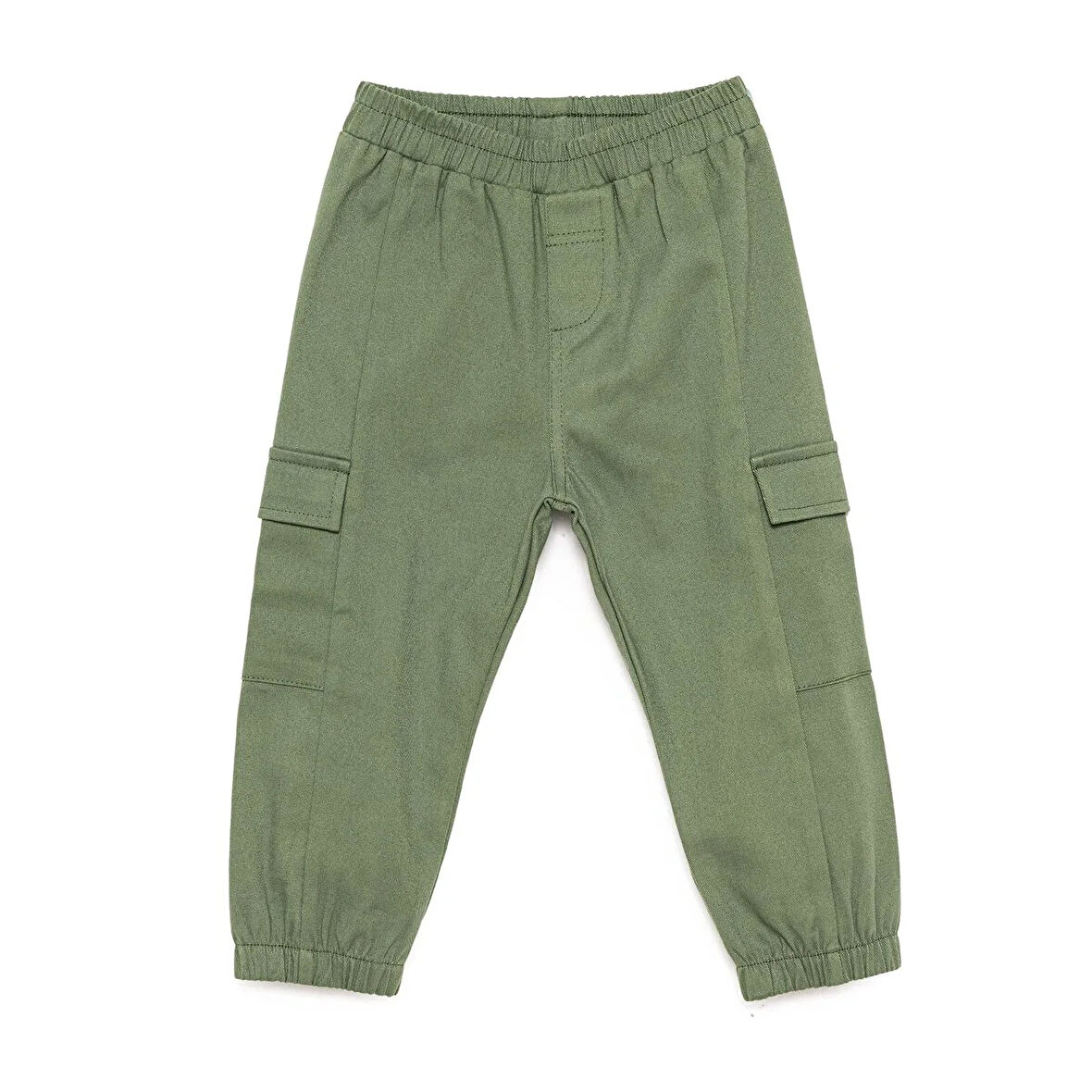 HelloBaby Erkek Bebek Pantolon Happy On The Road Lastikli Paça Koyu Yeşil