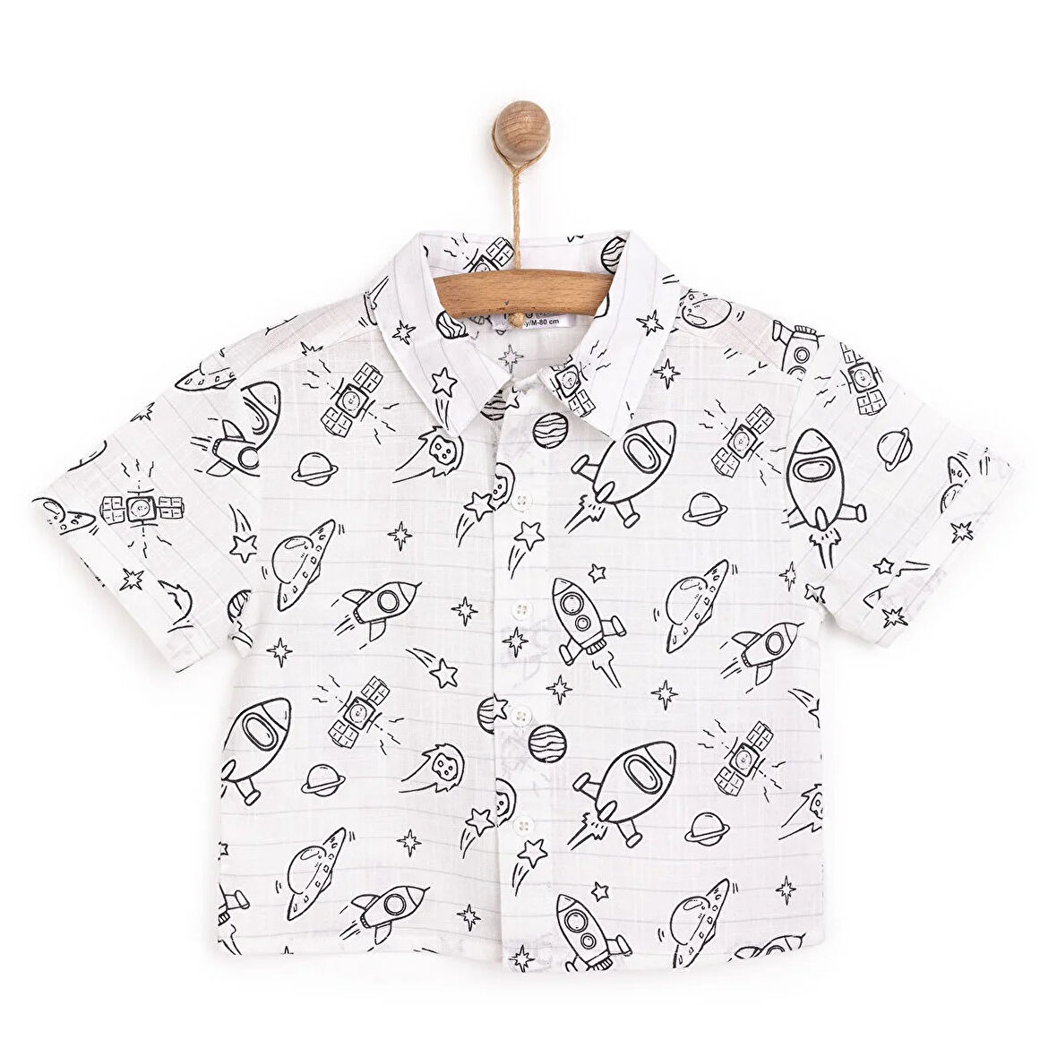 HelloBaby Cosmic Line Erkek Gömlek Erkek Bebek