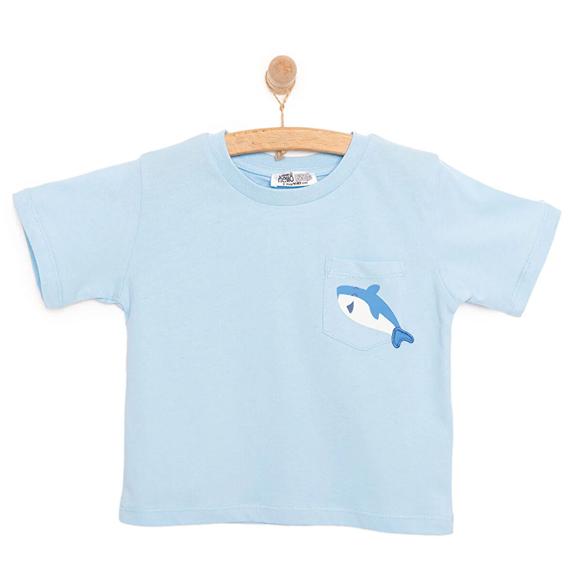 HelloBaby Baby Shark Erkek Tshirt Erkek Bebek