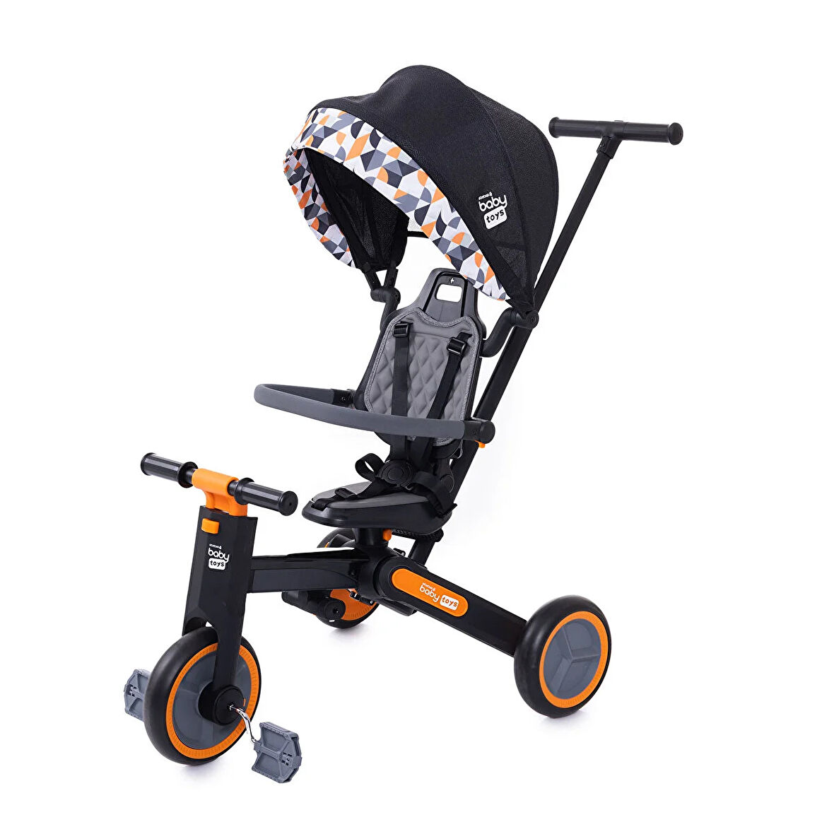 baby toys hll 3 Tekerlekli Ebeveyn Kontrollü Bisiklet