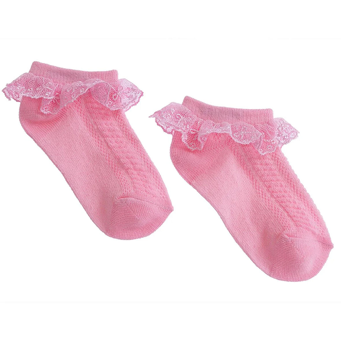 HelloBaby Kız Dantelli Çorap Kız Bebek