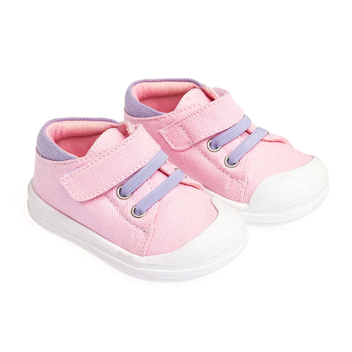HelloBaby Kız İlk Adım Keten Ayakkabı Kız Bebek