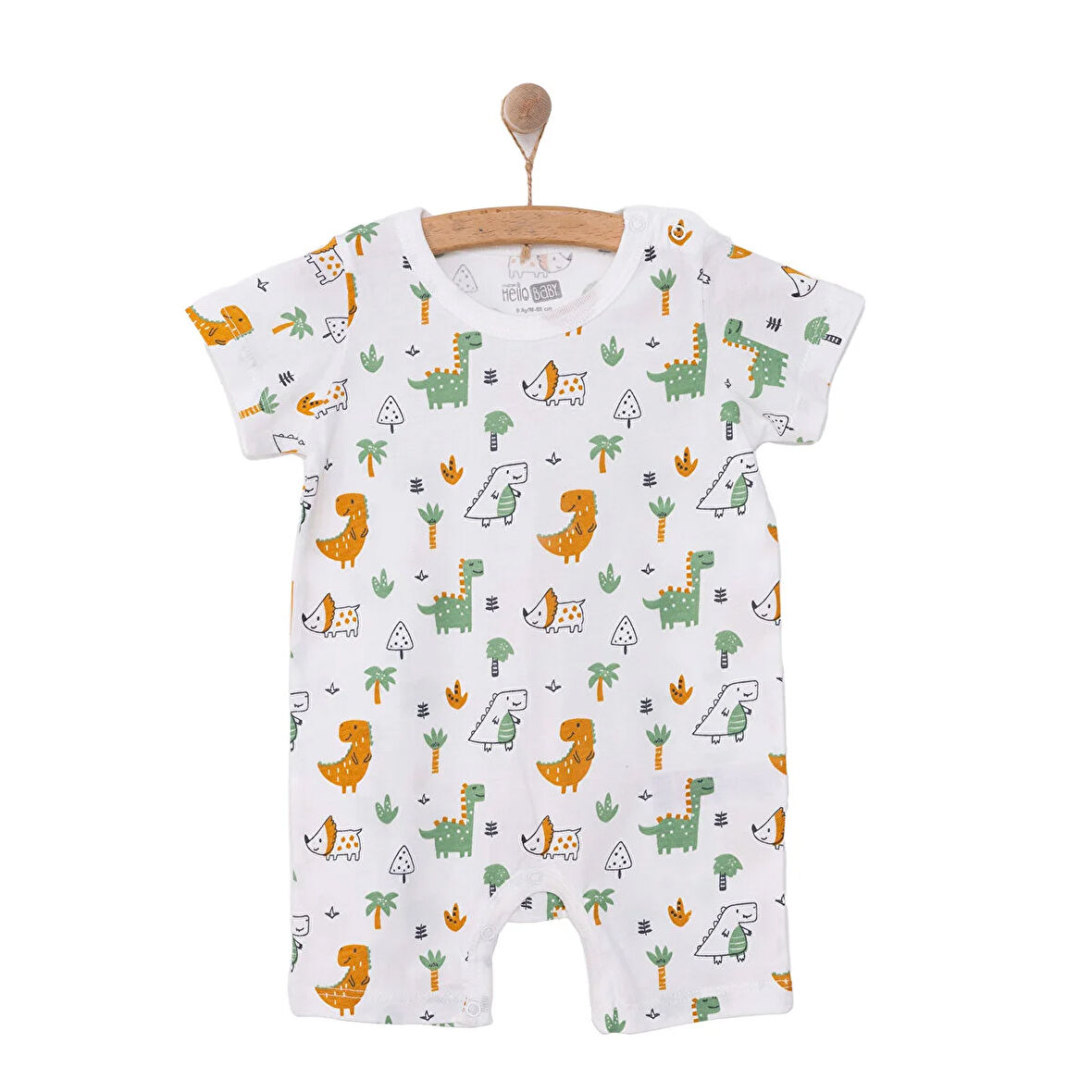 HelloBaby Erkek Kısa Tulum Erkek Bebek