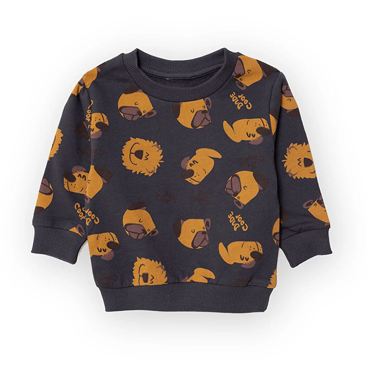 HelloBaby Köpek Desenli Sweatshirt Erkek Bebek
