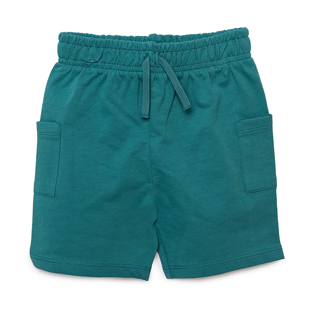 HelloBaby Erkek Bebek Basic Şort Reçme Paça İndigo