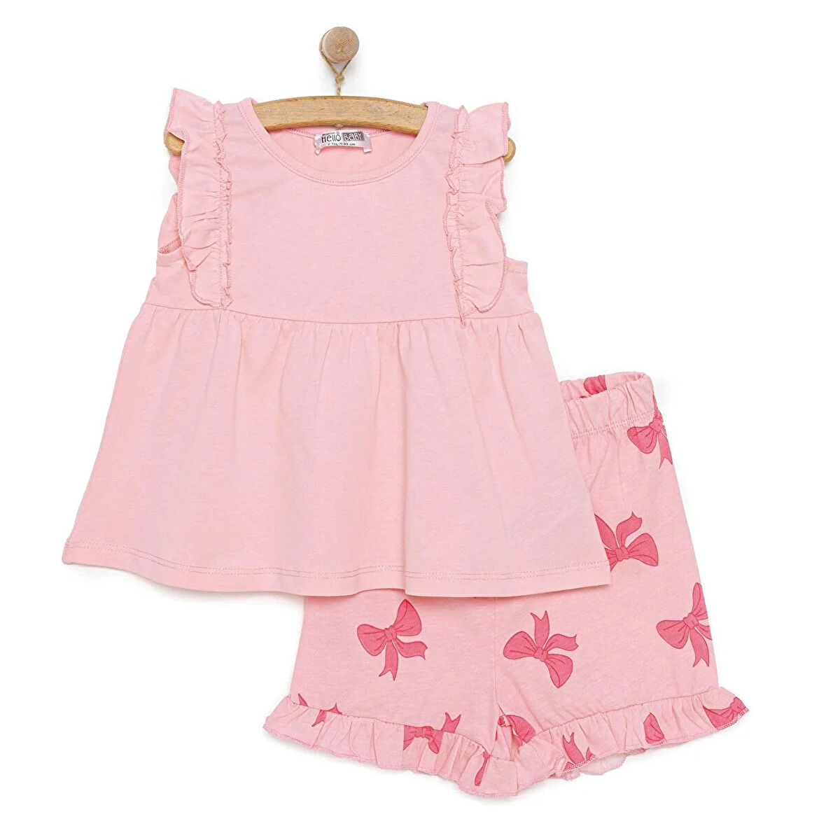 HelloBaby Basic Bluz-Şort