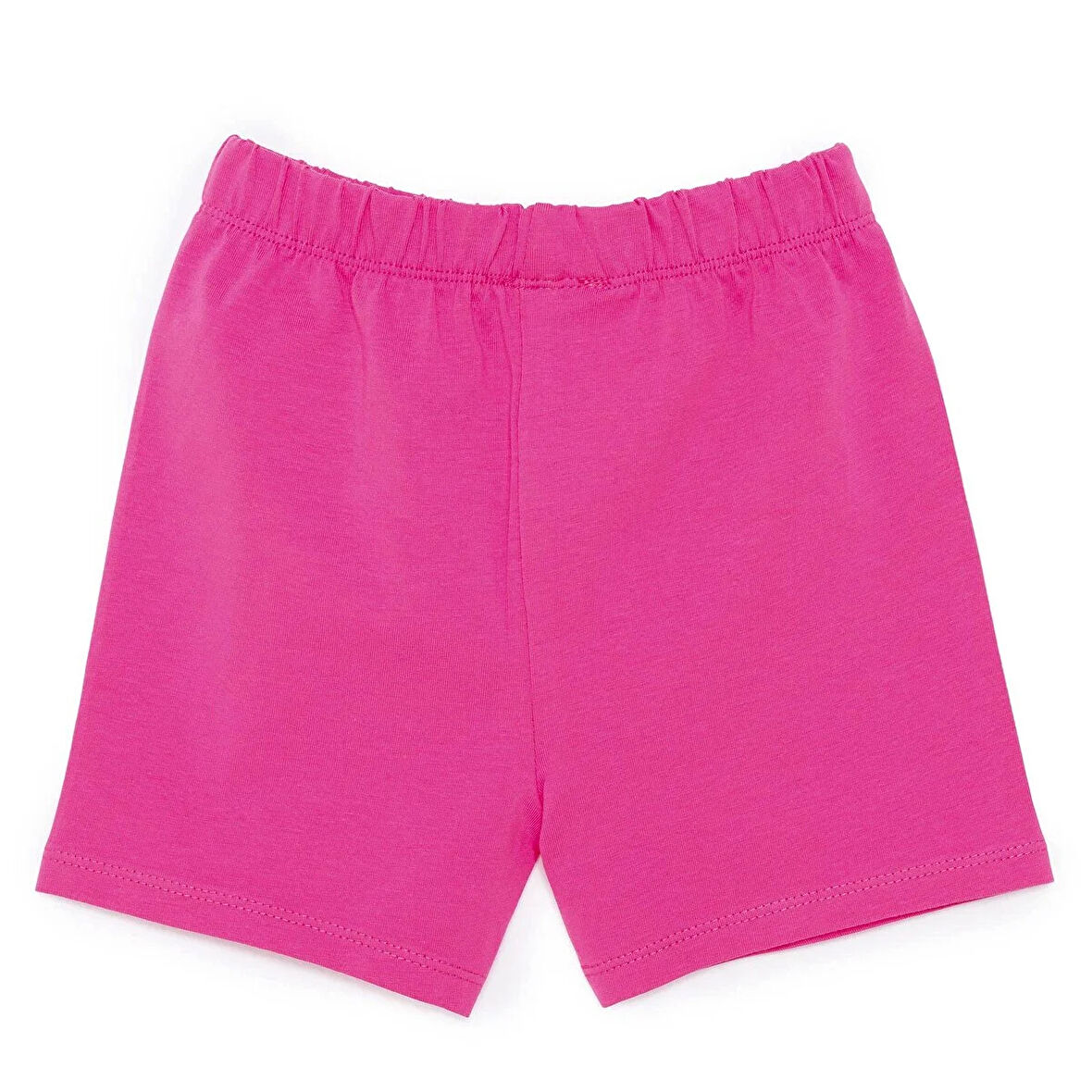 HelloBaby Kız Bebek Basic Şort Reçme Paça Açık Pembe