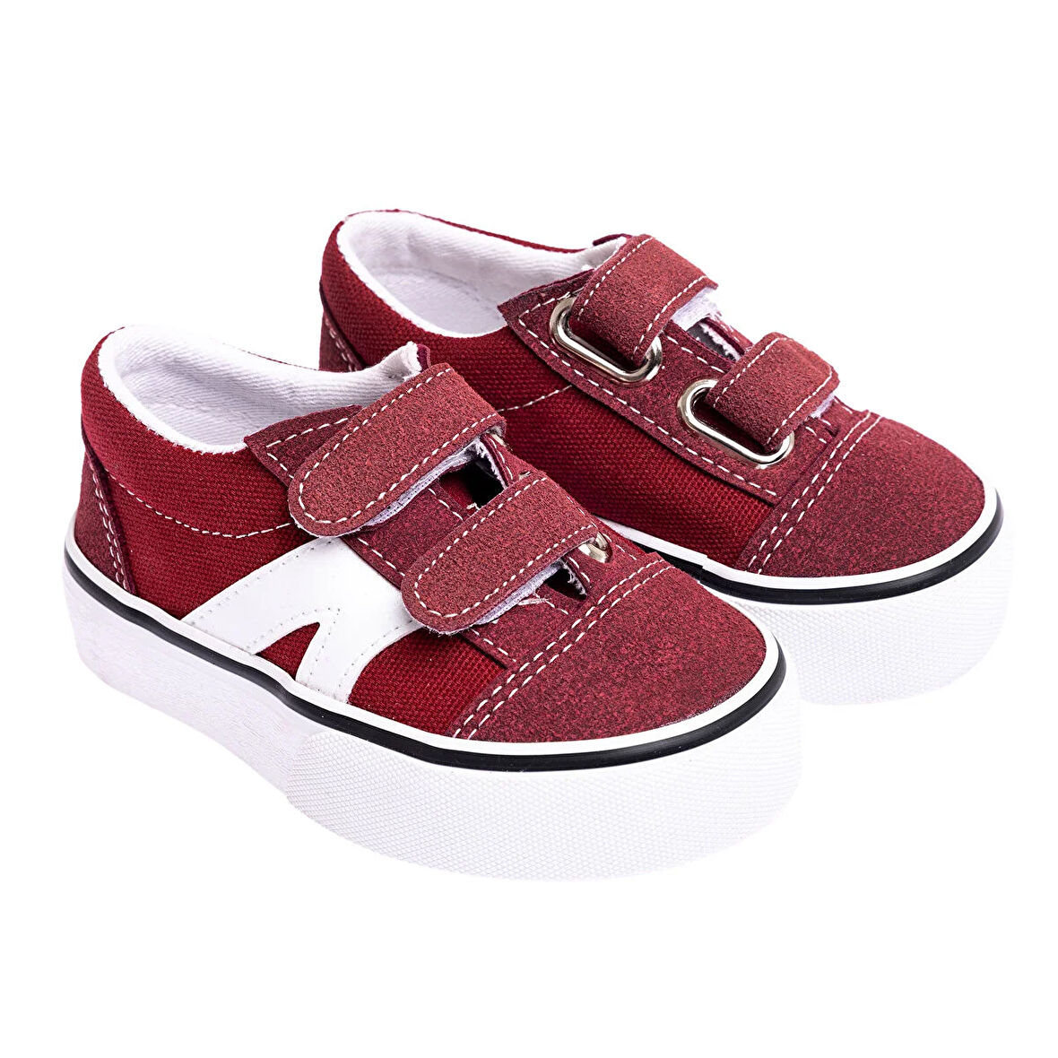 HelloBaby Unisex Bebek Spor Ayakkabı Suni Deri Cırt Cırtlı