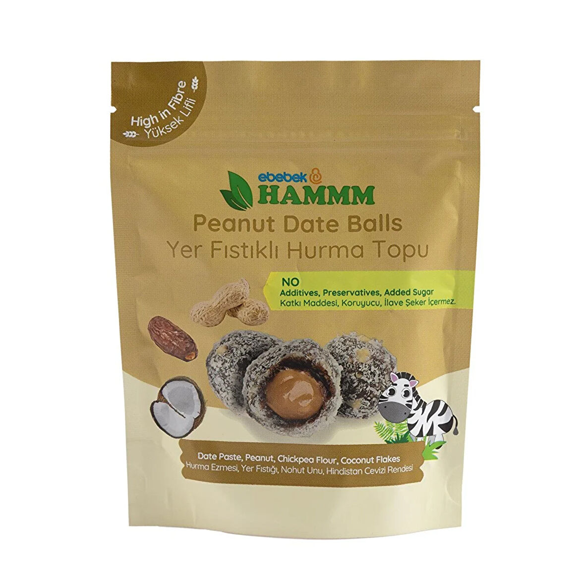 HAMMM Yer Fıstıklı Hurma Topu 70 gr