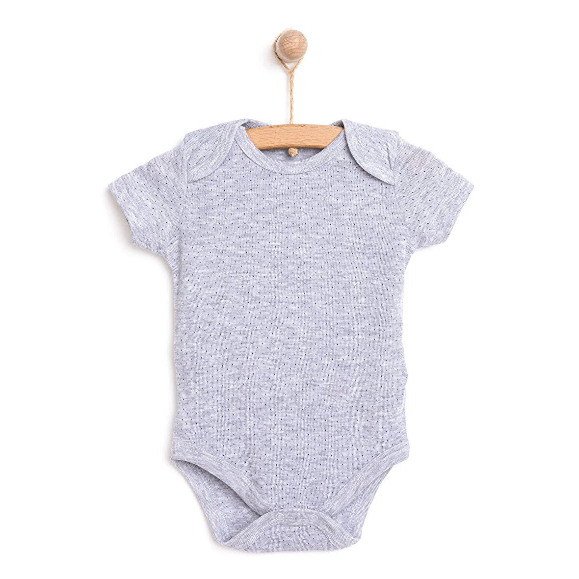 HelloBaby Jakarlı Kısa Kol Body