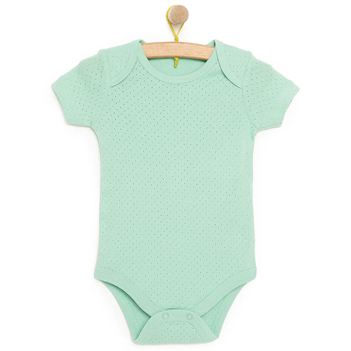 HelloBaby Jakarlı Kısa Kol Body