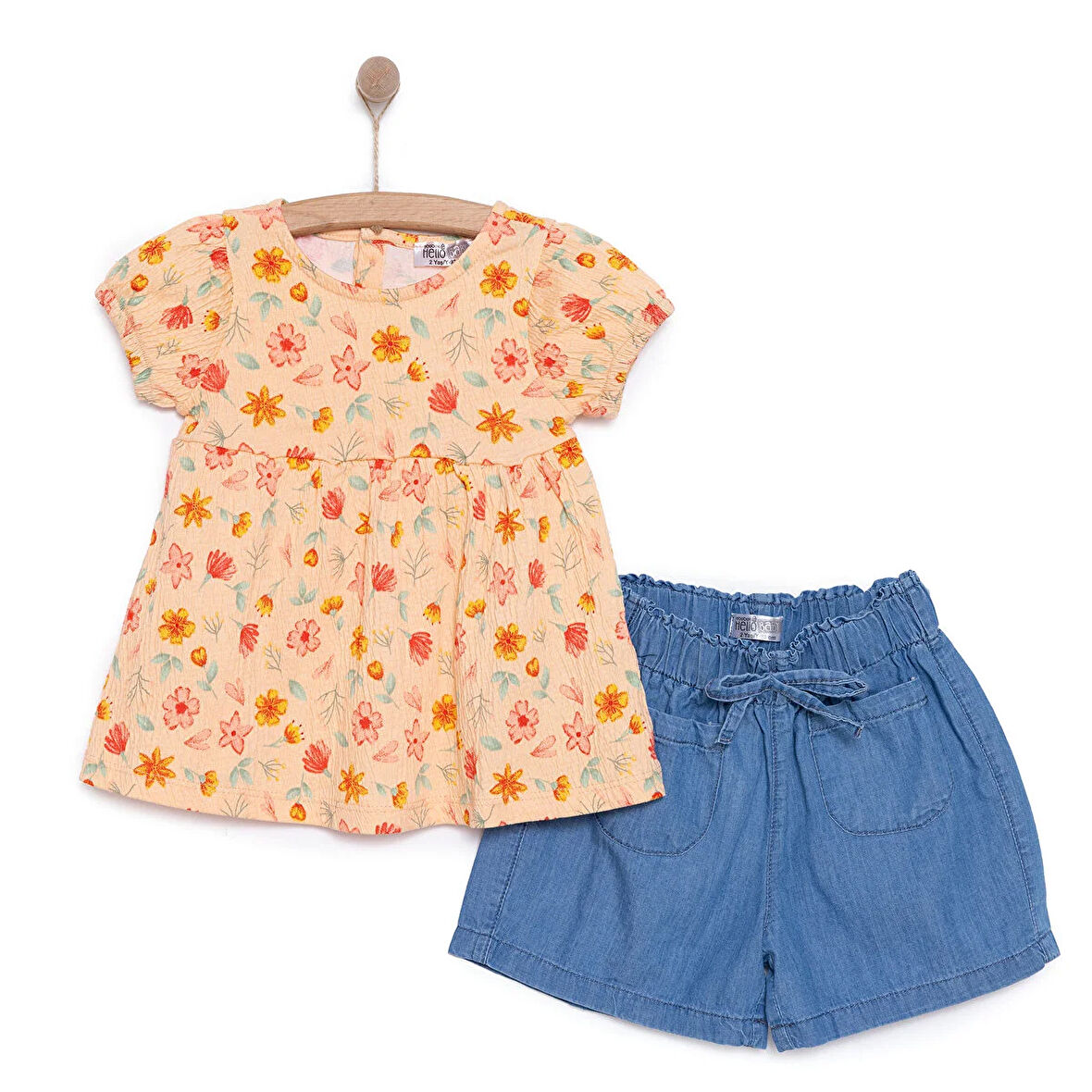 HelloBaby Sweet Peach Bluz-Şort