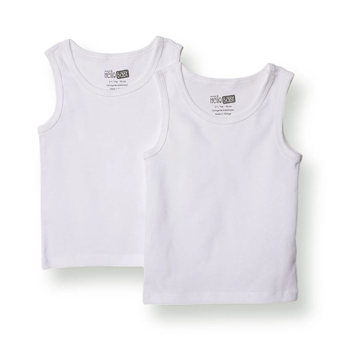 HelloBaby Erkek Bebek 2li Atlet Ribana