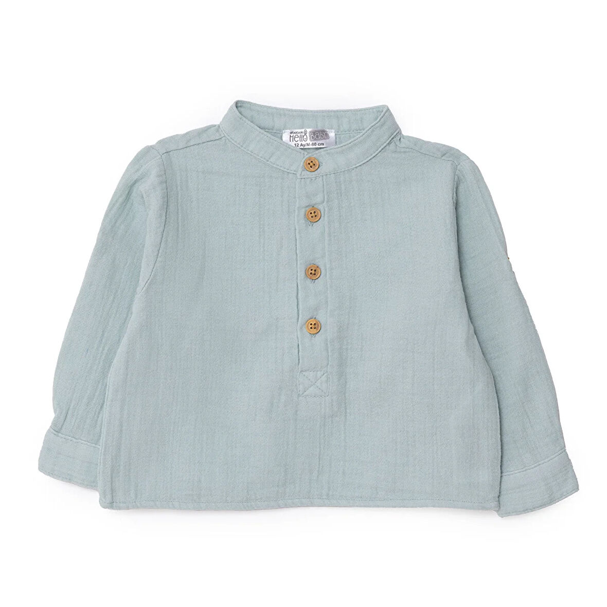 HelloBaby Erkek Bebek Gömlek Hakim Yaka Uzun Kol