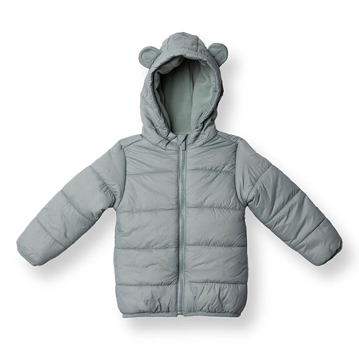 HelloBaby Kız Bebek Mont Fermuarlı Uzun Kol