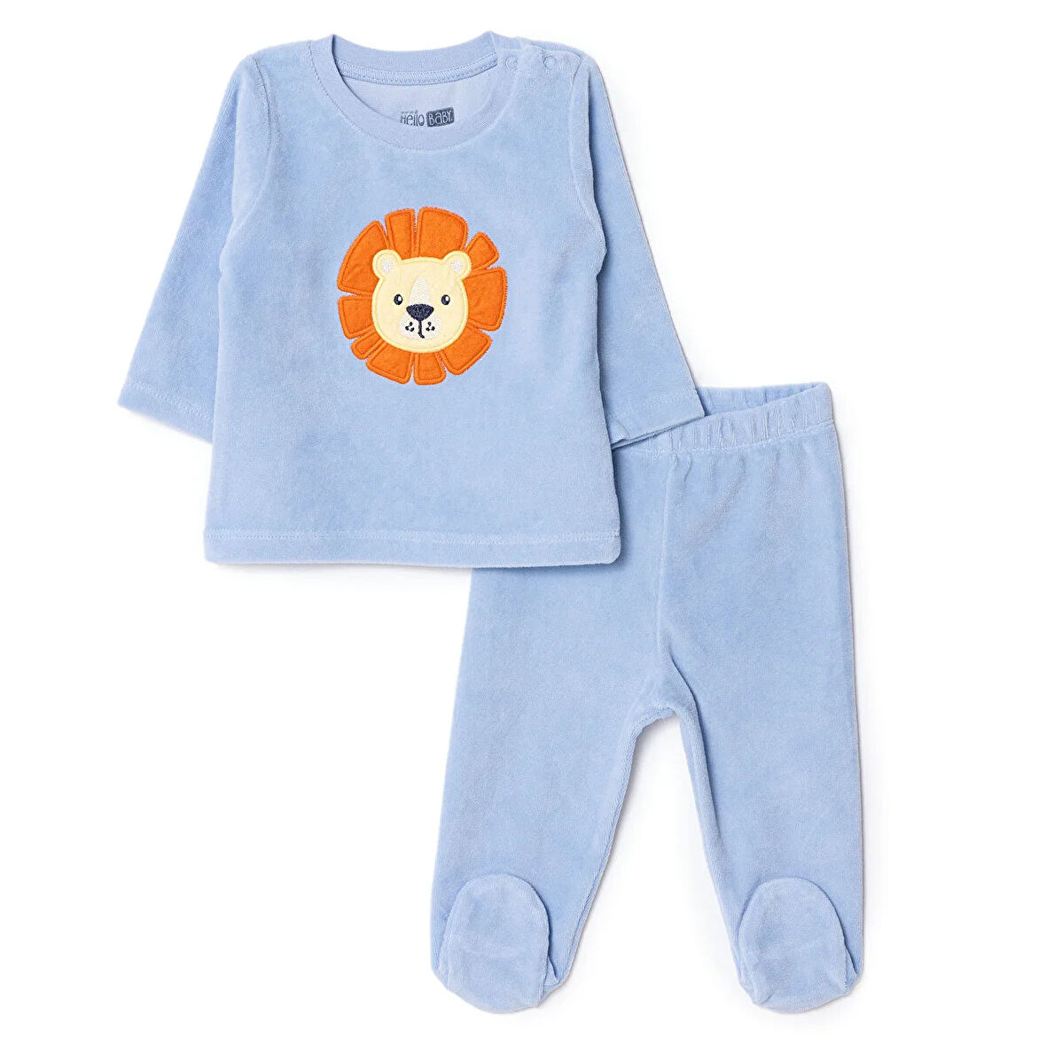 HelloBaby Yenidoğan Kadife Patikli Alt-S