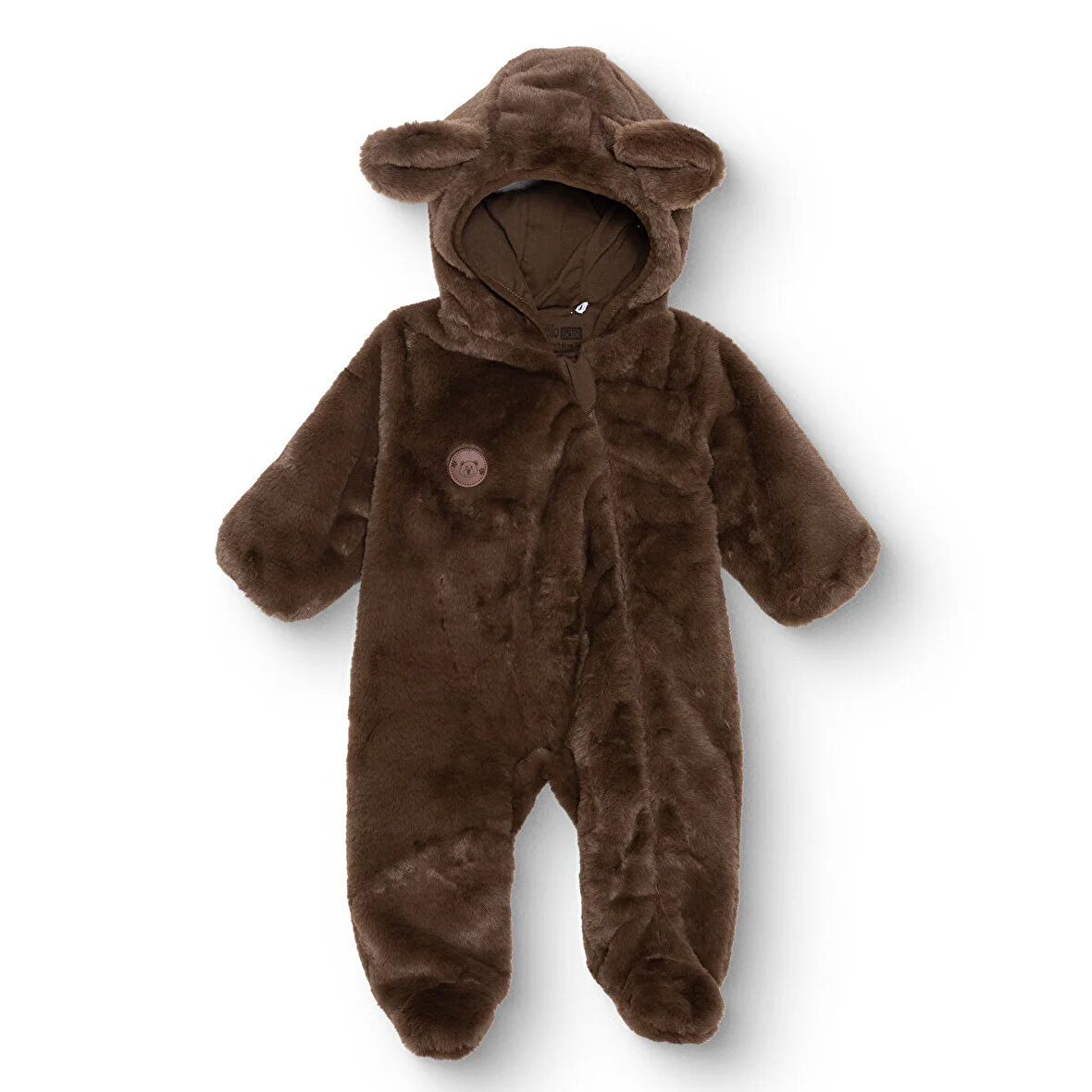 HelloBaby Erkek Bebek Yenidoğan Welsoft Patikli Tulum Fermuarlı Uzun Kol Patikli Paça