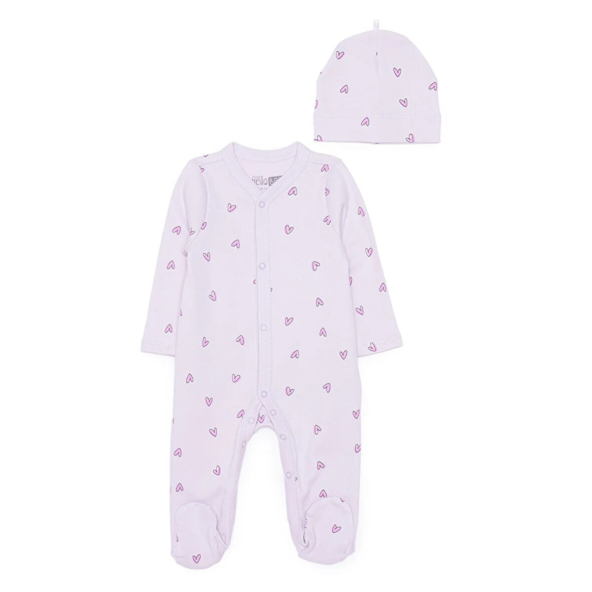 HelloBaby Yenidoğan Tulum-Şapka