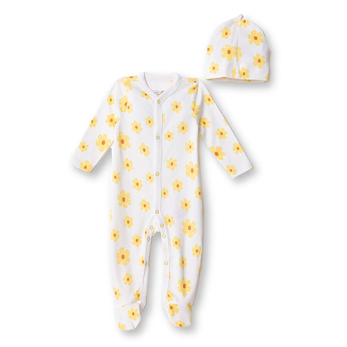 HelloBaby Yenidoğan Tulum-Şapka