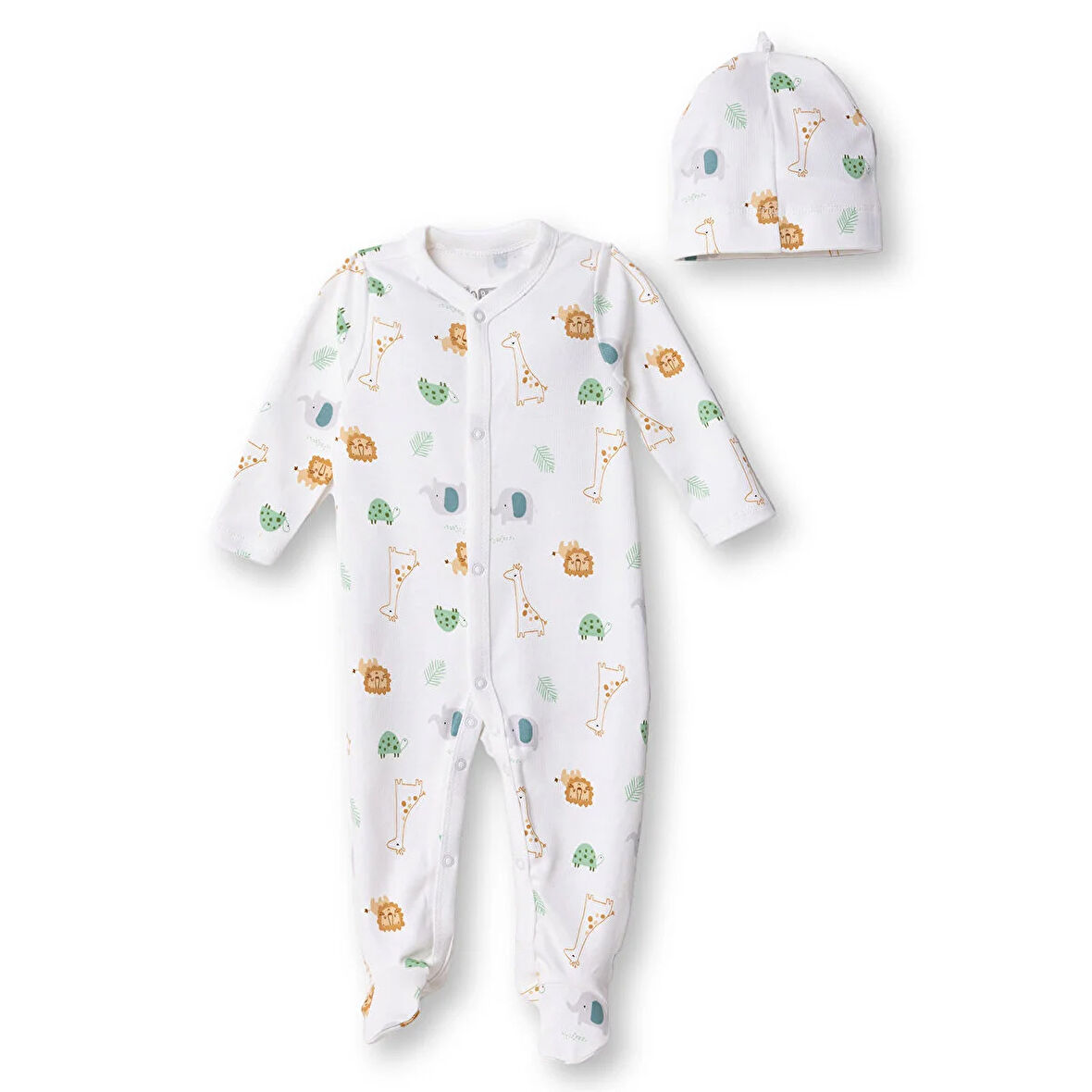 HelloBaby Yenidoğan Tulum-Şapka