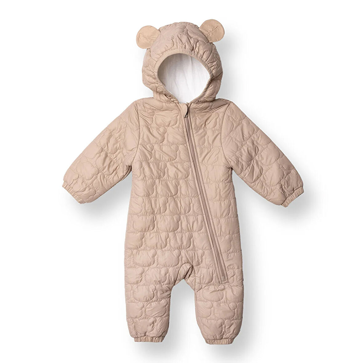 Midimod Erkek Bebek Astronot Tulum Fermuarlı Uzun Kol Patikli Paça