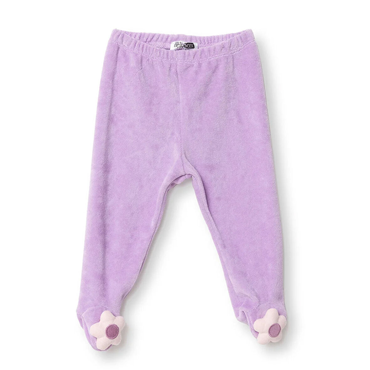 HelloBaby Kız Bebek Yenidoğan Kadife Patikli Alt