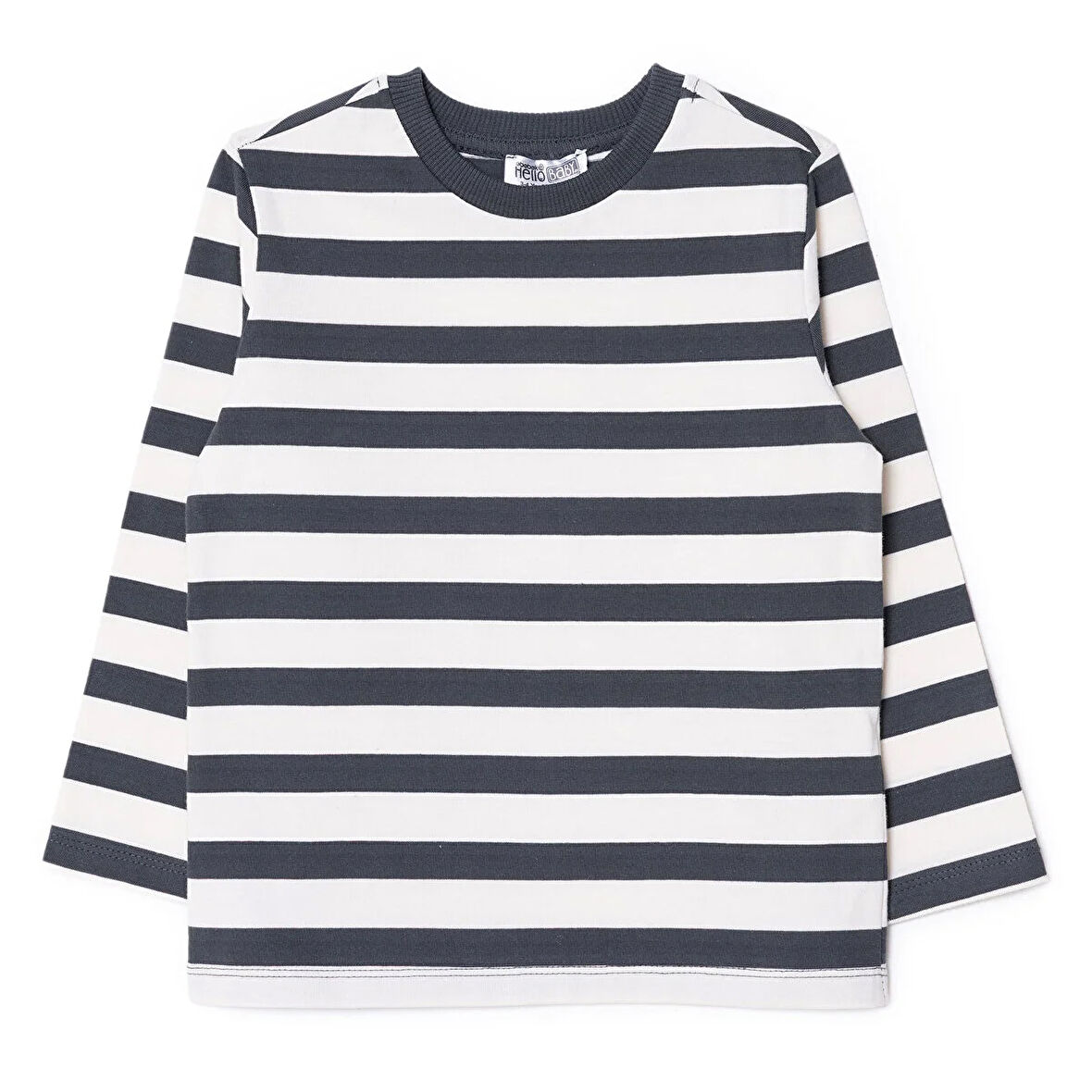 HelloBaby Erkek Bebek Uzun Kol Tshirt Cool Boy Bisiklet Yaka